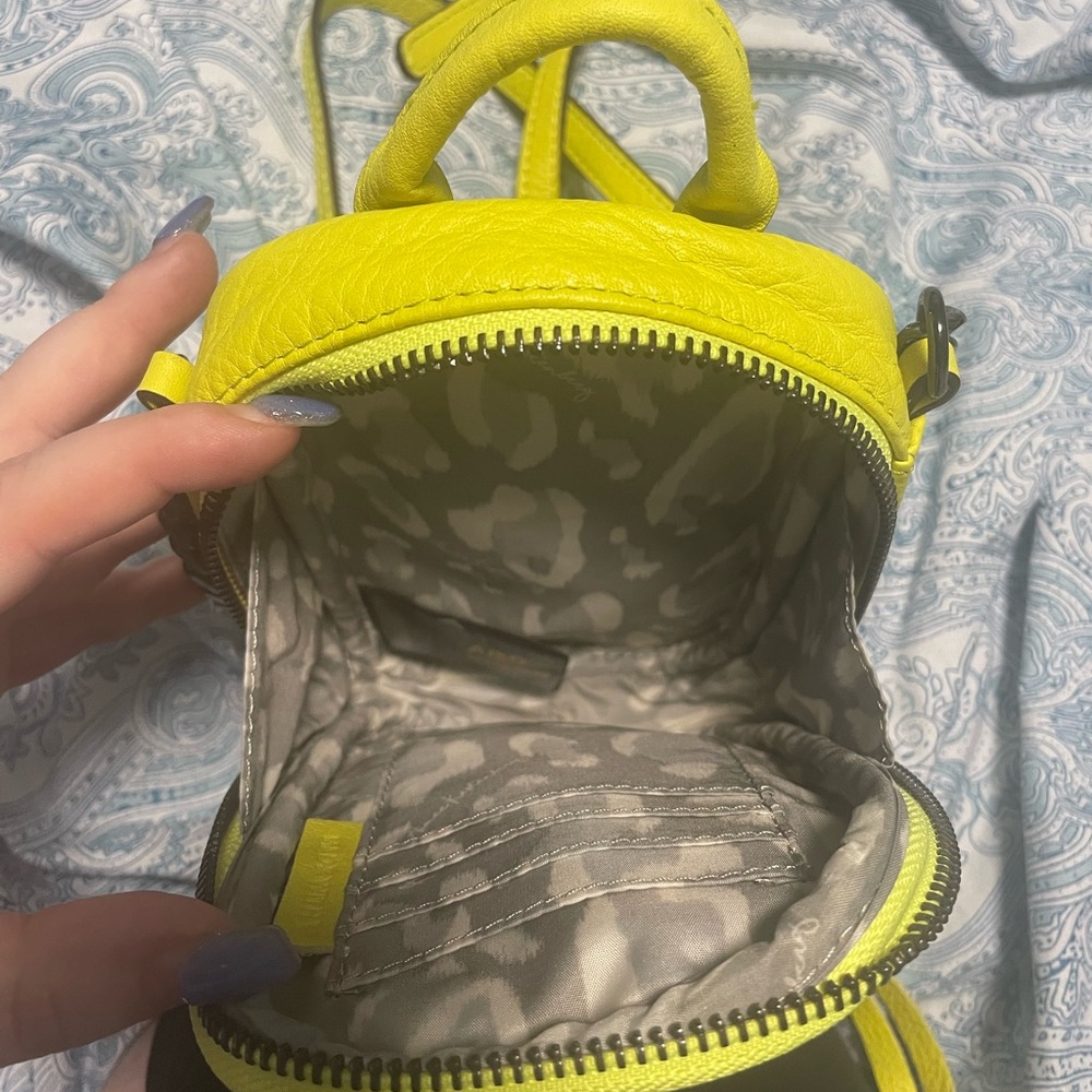 Aimee Kestenberg Neon Yellow Crossbody Bag